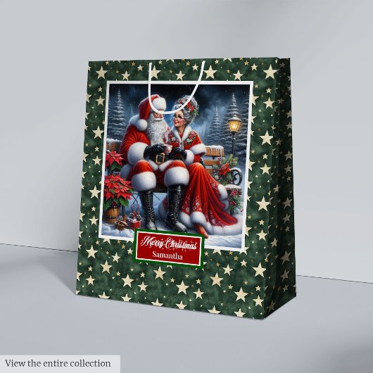 Klassieke Coolest Mrs Claus Kerstvakantie Medium Cadeauzakje
