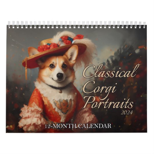 Klassieke Corgi portretten Kalender (Hoes)