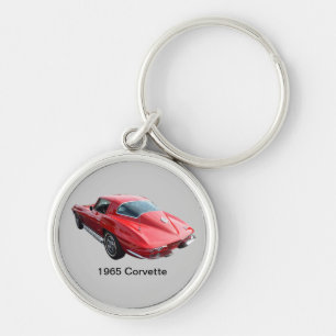 Klassieke Corvette Coupe Sleutelhanger