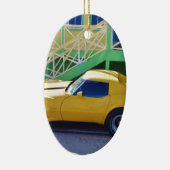 Klassieke Corvette Stingray. Keramisch Ornament (Rechts)