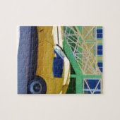 Klassieke Corvette Stingray. Legpuzzel (Horizontaal)