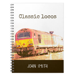 Klassieke cos, diesel van klasse 67, op maat gemaa notitieboek