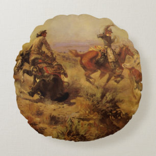 Klassieke Cowboys, Neergehaald door CM Russell Rond Kussen