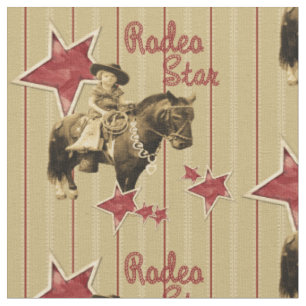Klassieke Cowgirl Rodeostar Western Stof