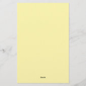 Klassieke Creatieve Trendy Cream Kleur Briefpapier (Achterkant)