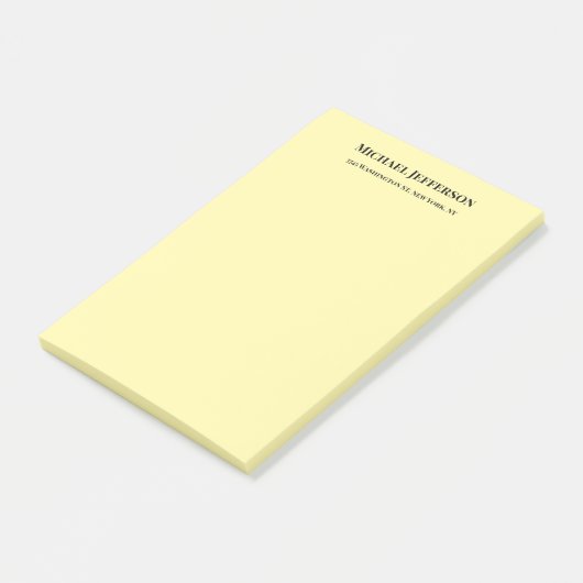 Klassieke Creatieve Trendy Cream Kleur Post-it® Notes (Schuin)