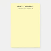 Klassieke Creatieve Trendy Cream Kleur Post-it® Notes (Voorkant)