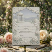 Klassieke Crème Hydrangea Romantische Foto Bedankkaart