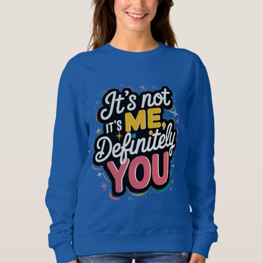 Klassieke Crewneck sweatshirt. Trui (Voorkant)