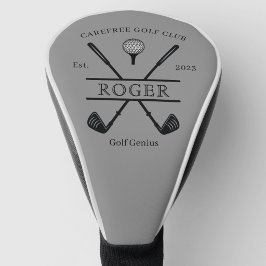 Klassieke Cross Club Naam Golfheadcover