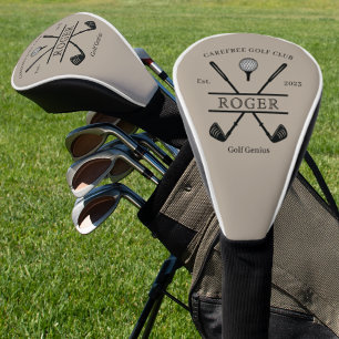 Klassieke Cross Club Naam Golfheadcover