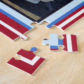 Klassieke cruise nachts in Diner Legpuzzel (Zijkant)