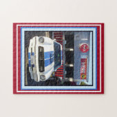 Klassieke cruise nachts in Diner Legpuzzel (Horizontaal)