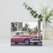 Klassieke Cuba Car Post Kaart (Staand voorkant)