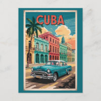 Klassieke Cubaanse Auto Illustratie Reis Kunst Vin