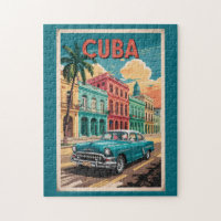 Klassieke Cubaanse Auto Illustratie Reis Kunst Vin