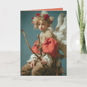 Klassieke Cupid Engel Kaart (Voorkant)