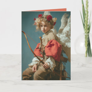 Klassieke Cupid Engel  Kaart