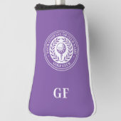 Klassieke Custom Naam Putter Golf Head Cover Paars (Draai 90)