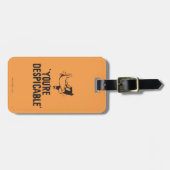 Klassieke DAFFY DUCK™ "Je bent verachtelijk" Bagagelabel (Voorkant horizontaal)