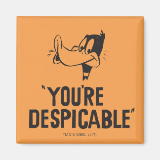 Klassieke DAFFY DUCK™ "Je bent verachtelijk" Magneet