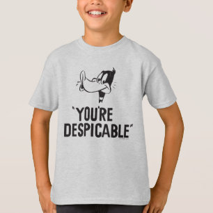 Klassieke DAFFY DUCK™ "Je bent verachtelijk" T-shirt