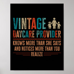 Klassieke Dagverblijf Aanbieder - Cadeaus voor Kin Poster