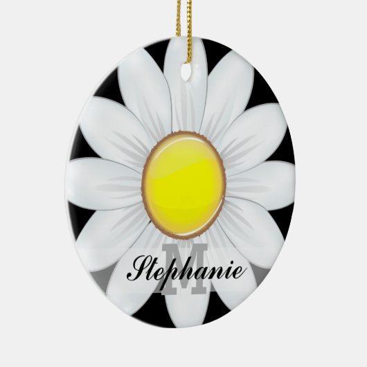 Klassieke Daisy Flower Keramisch Ornament (Rechts)