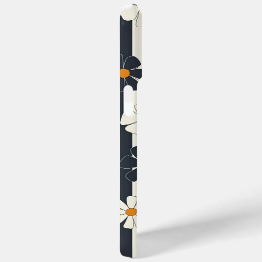 Klassieke Daisy Stripes Case-Mate iPhone Case (Achterkant / Rechts)