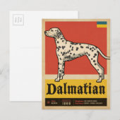 Klassieke  Dalmation Briefkaart (Voorkant / Achterkant)