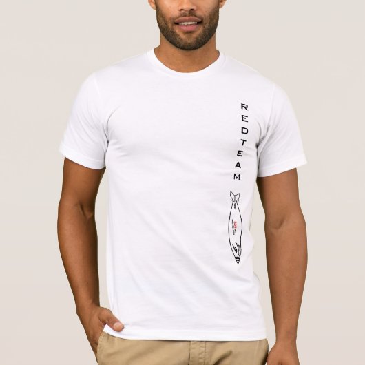 klassieke dam, REDTEAM T-shirt (Voorkant)