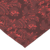 Klassieke Damask Red (Monogram) Lange Tafelloper (Hoek)