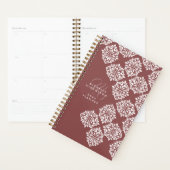 Klassieke Damast Abstracte Chic Geometrische Lette Planner (Display)
