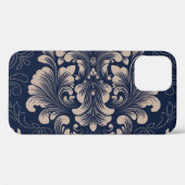 Klassieke Damast Naadloze Victoriaans Textuur Case-Mate iPhone Case (Achterkant (horizontaal))