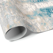 Klassieke Damast Turkse Vintage  Cadeaupapier (Rol Hoek)