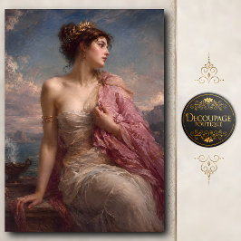 Klassieke Dame in Roze Zijden Sjaal Tissuepapier