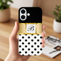 Klassieke Dames Meisjes Monogram Bling