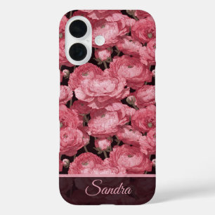 Klassieke Dank Geschenk Ranunculus Naam iPhone 16 Hoesje