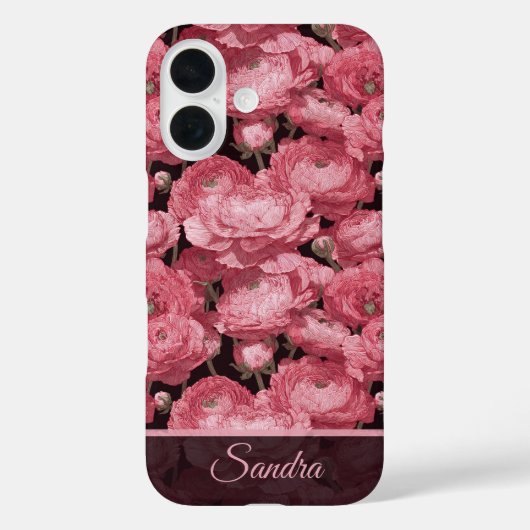 Klassieke Dank Geschenk Ranunculus Naam Case-Mate iPhone Case (Achterkant)