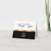 Klassieke 'Dank je wel' aan cliënten van advocaten Feestdagen Kaart (Voorkant)