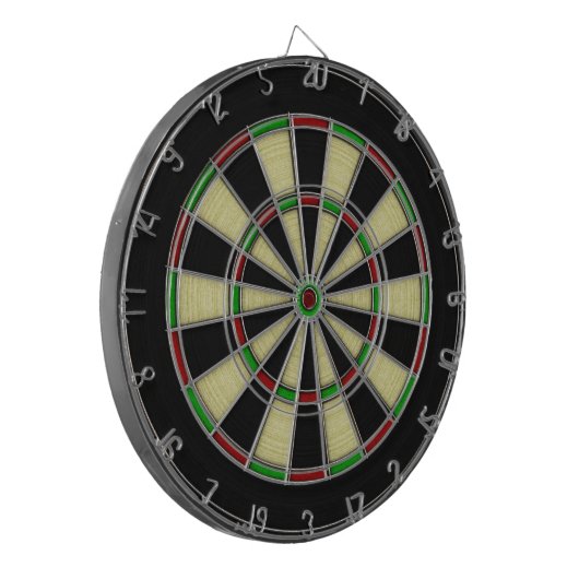 Klassieke dart board design, kunstwerken dartbord (Voorkant Links)