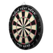 Klassieke Dartboard-tekst Classic - Cadeau voor ku Dartbord (Voorkant Rechts)