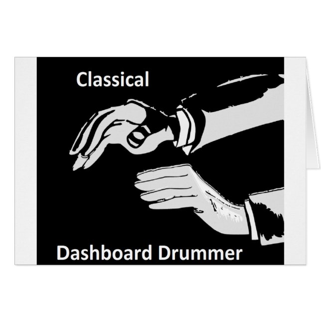 Klassieke dashboarddrummer draag (Voorkant Horizontaal)