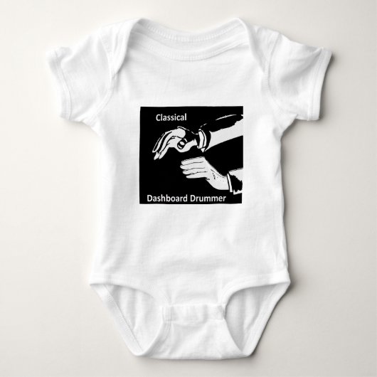 Klassieke dashboarddrummer draag romper (Voorkant)