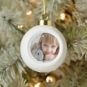 Klassieke Dated Photo Keepomwille Ball Ornament
