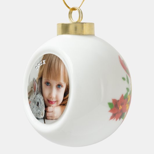 Klassieke Dated Photo Keepomwille Ball Ornament (Rechts)