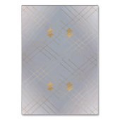 Klassieke deco Gold  grijze kalligrafie bruiloft Kaart (Achterkant)