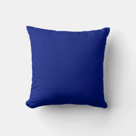 Klassieke Deep Blue Solid kleur Kussen
