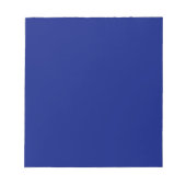 Klassieke Deep Blue Solid kleur Notitieblok (Voorkant)