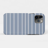 Klassieke Deep Gunmetal Metalic Cream Veil Case-Mate iPhone Case (Achterkant (horizontaal))